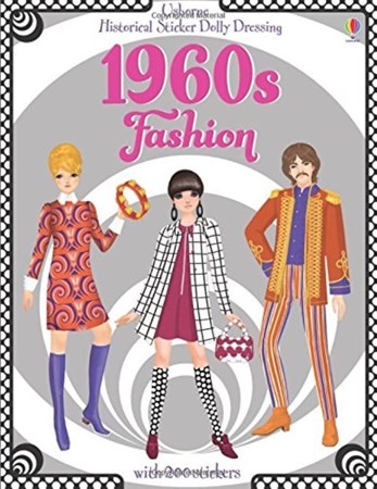 تصویر  Historical Sticker Dolly Dressing 1960's Fashion