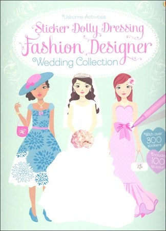 تصویر  Sticker dolly dressing fashion designer wedding collection