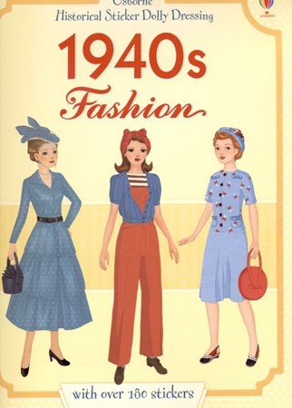 تصویر  Historical Sticker Dolly Dressing 1940s Fashion