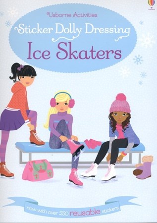 تصویر  Sticker dolly dressing ice skaters