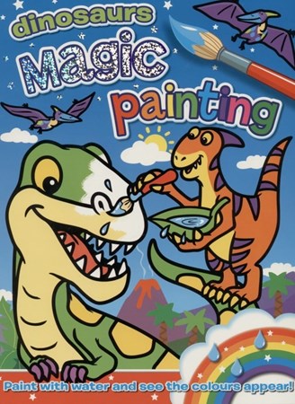 تصویر  Dinosaurs magic painting