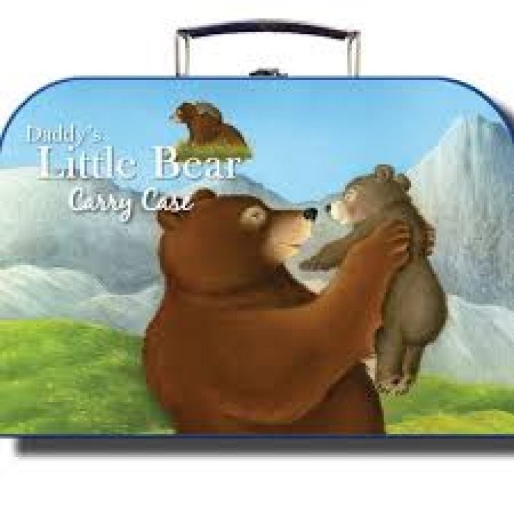 تصویر  Carrycase set with jigsaw daddys little bear