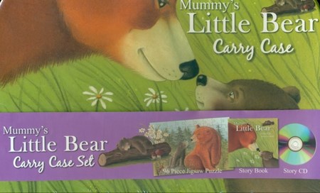 تصویر  Carrycase set with jigsaw mummy's little bear