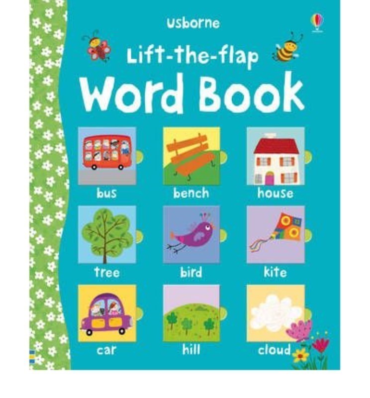 تصویر  Usborne lift the flap word book