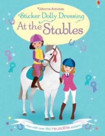 تصویر  Sticker dolly dressing at the stables