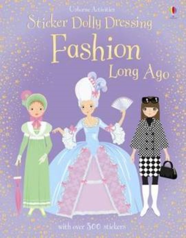 تصویر  Sticker dolly dressing fashion long ago