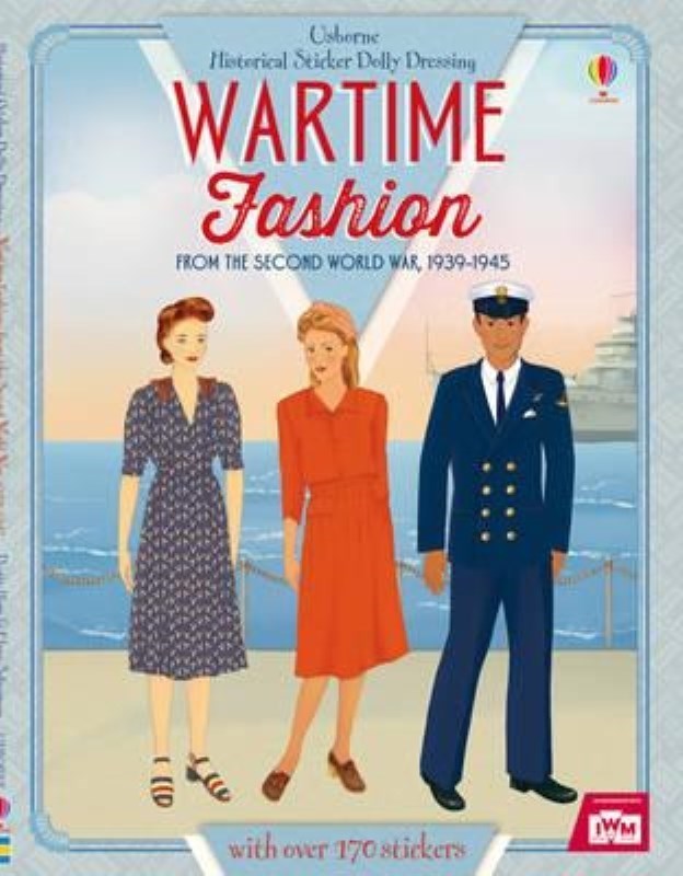 تصویر  Historical sticker dolly dressing wartime fashion