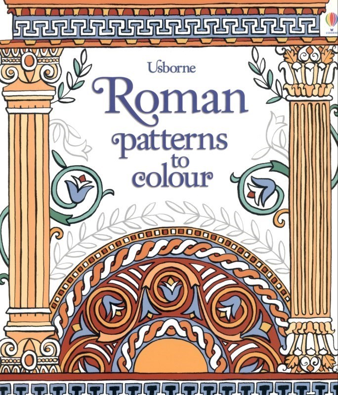 تصویر  Usborne roman patterns to colour