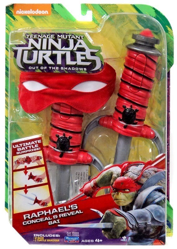 تصویر  Tmnt movie basic role play ninja turtles raphaels