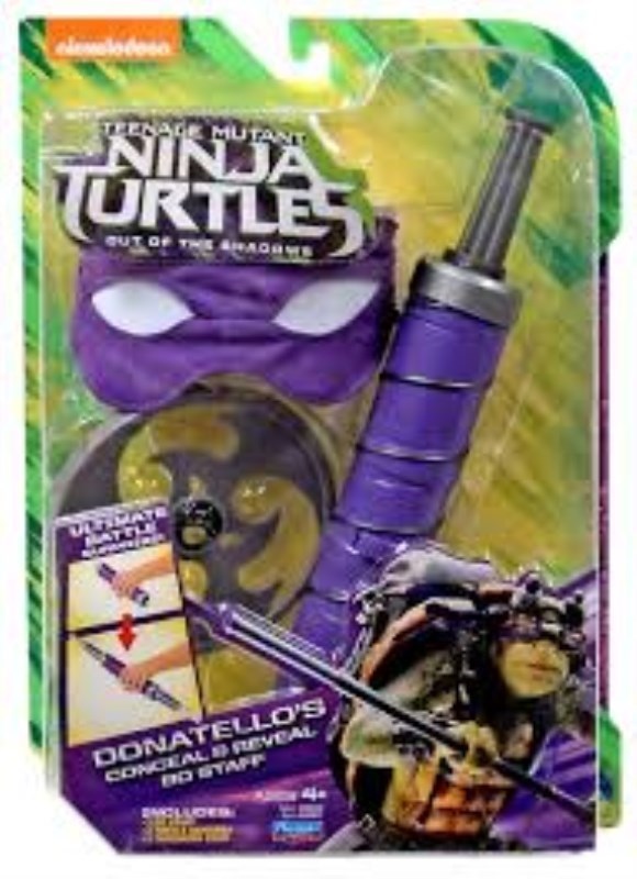 تصویر  Tmnt movie basic role play ninja turtles donatellos