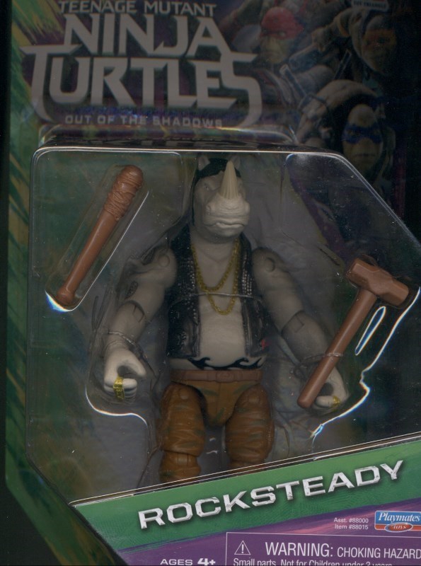 تصویر  Rocksteady Tmnt movie basic figure asst