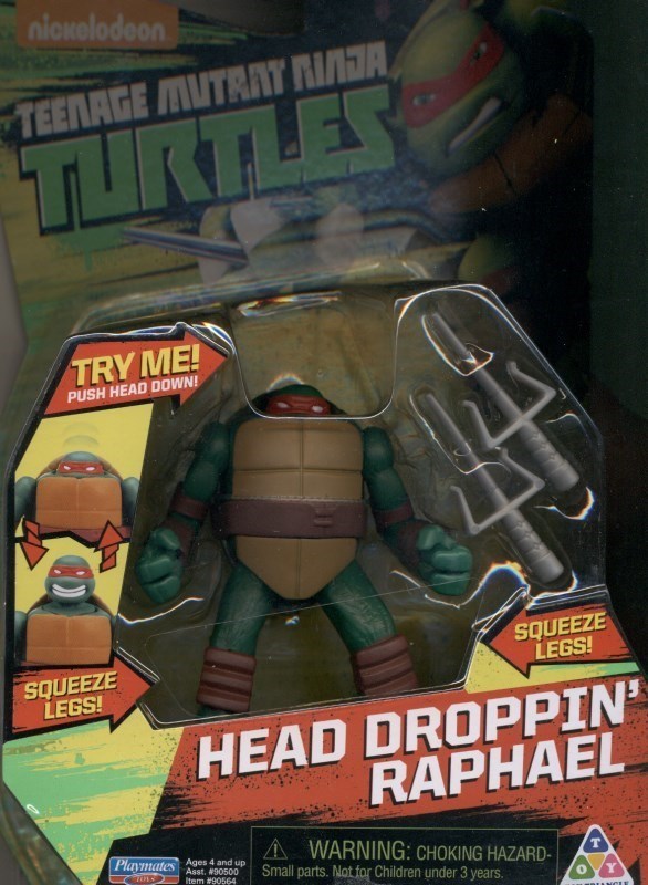 تصویر  head droppin raphael Tmnt basic figure asst