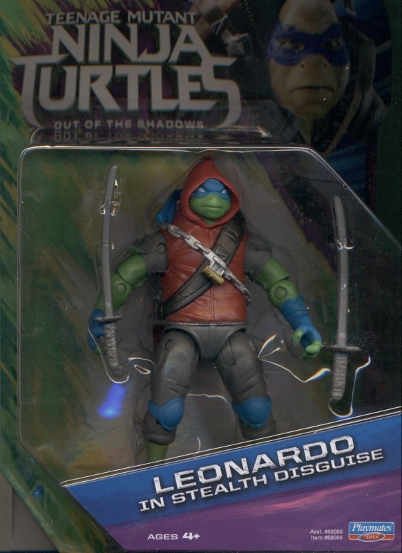 تصویر  leonardo in stealth disguise Tmnt movie basic figure asst