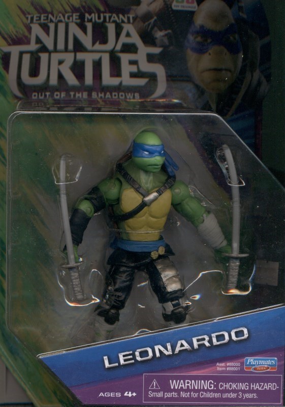 تصویر  leonardo Tmnt movie basic figure asst