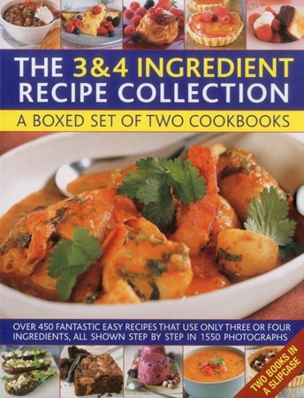 تصویر  The 3 and 4 Ingredient Recipe Collection A box set of two cookbooks