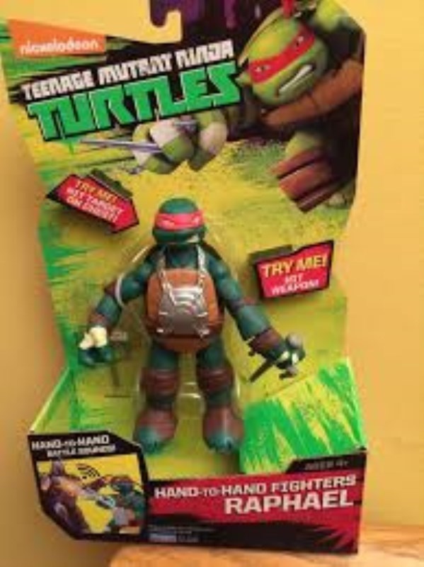 تصویر  Hand to hand fighters raphael tmnt delux figure asst