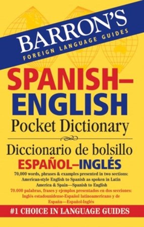 تصویر  Spanish English pocket dictionary