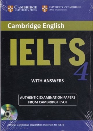 تصویر  Cambridge english ielts 4 with CD