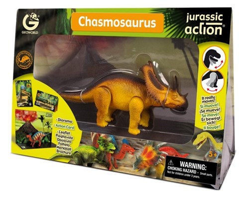 تصویر  ماکت دایناسور (Chasmosaurus)
