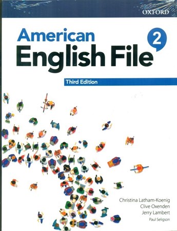 تصویر  American English file 2 SB (third edition) with CD-