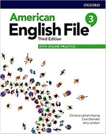 تصویر  American English file 3 WB (third edition) with CD