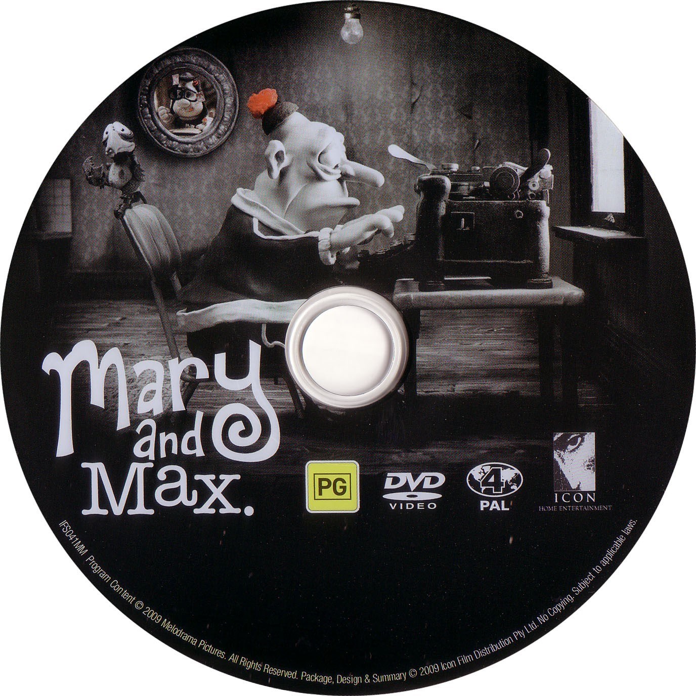 تصویر  Mary and max (سی‌دی کارتون)