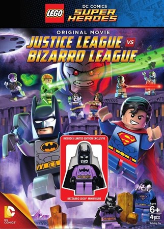تصویر  super heroes justice league vs bizaro league (سی‌دی کارتون)