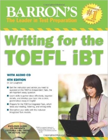 تصویر  Writing for the TOEFL iBT with Audio CD 4th Edition Barron's Writing for the TOEFL