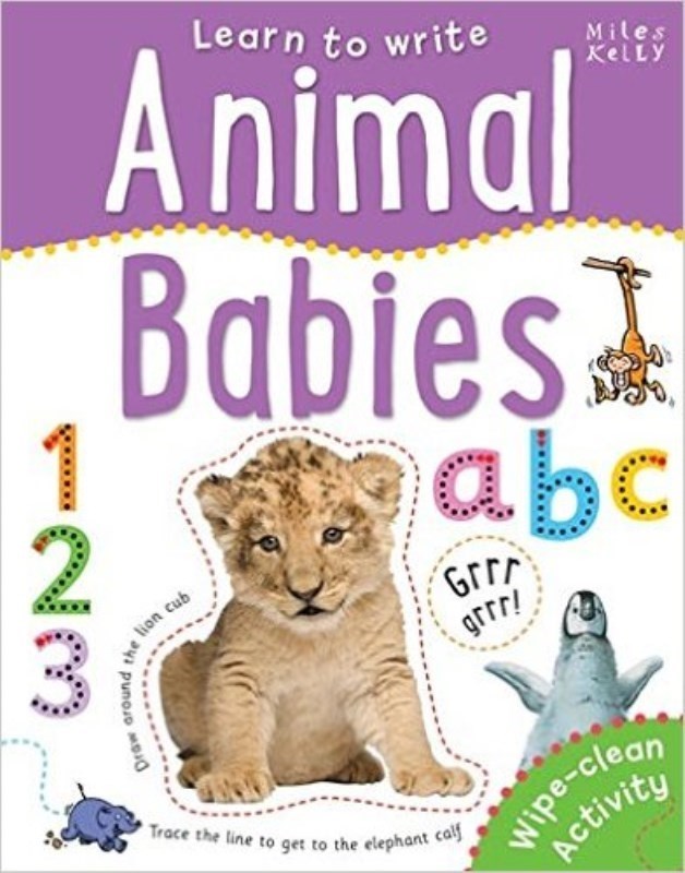 تصویر  Learn to Write Animal Babies