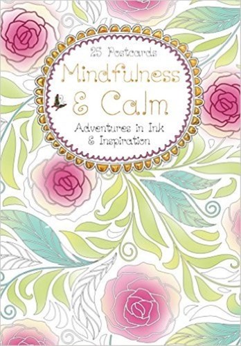 تصویر  Mindfulness Calm Postcard Book Adventures in Ink and Inspiration