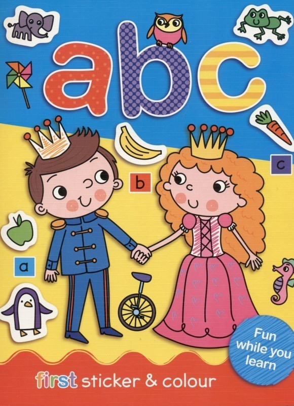 تصویر  ABC First Sticker and Colour 