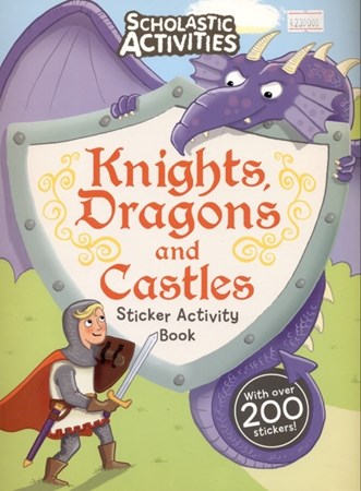 تصویر  Knights Dragons and Castles Sticker Activity Book