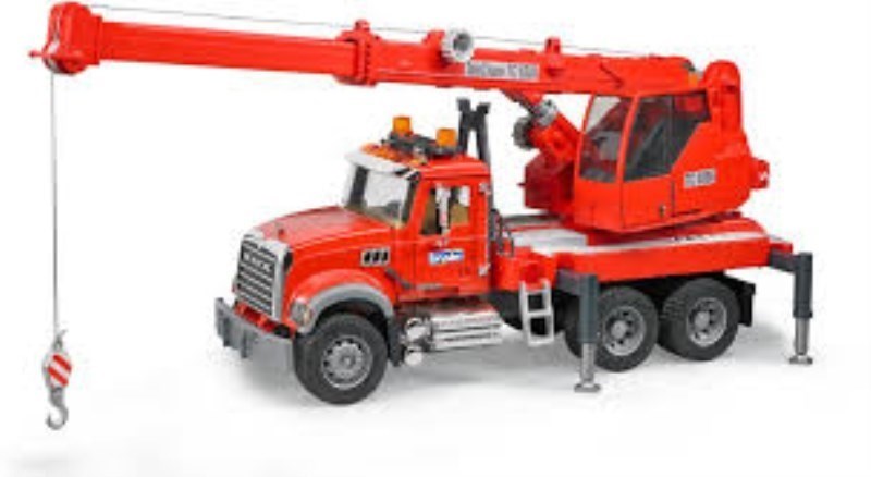 Mack granite sales crane truck