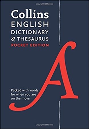 تصویر  Collins English Dictionary and Thesaurus Pocket edition