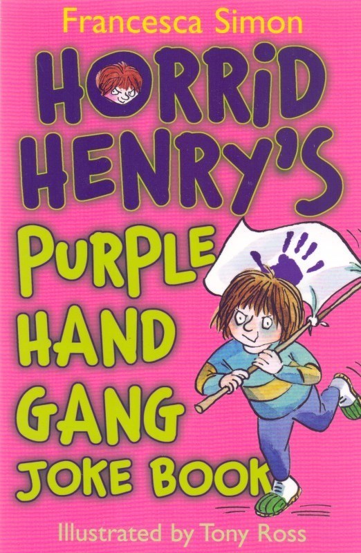 تصویر  Horrid henrys purple hand gang joke book